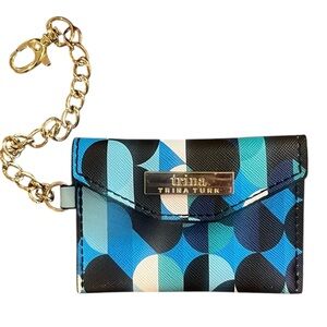 Trina Turk Geometric Mini Chain Wallet